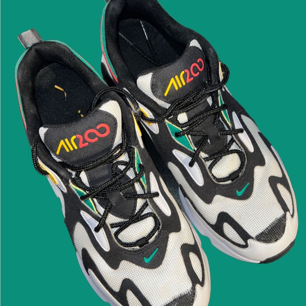 Nike Air Max 200 Rasta 9.5 Mens - Picture 3 of 5